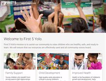 Tablet Screenshot of first5yolo.org